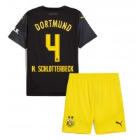 Dres Borussia Dortmund Nico Schlotterbeck #4 Gostujuci za djecu 2024-25 Kratak Rukav (+ kratke hlače)